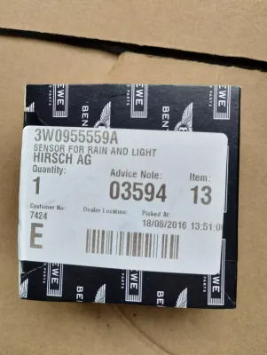 ORIGINAL BENTLEY SENSOR FÜR REGEN UND LICHT 1 STÜCK NR: 3W0955559A