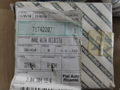 Original Fiat Sedici Kettenrad. No : 71742207
