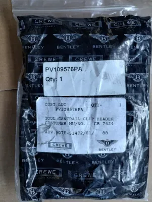 NEW BENTLEY genuine Werkueug. No: PV109576PA