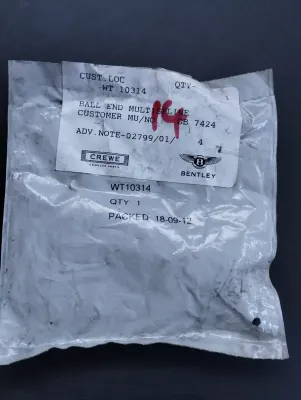 NEW BENTLEY original Kugelkopf-Mehrkeilwelle. Nr: WT10314