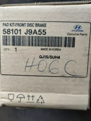 HYUNDAI original Bremsbelagsatz für vordere Scheibenbremse. Nr : 58101J9A55