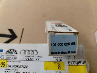 Original VW, AUDI Zündkerze 13 Stück Nr: 101000026AB