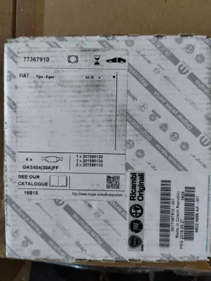 Original Fiat Bremsbelagsatz. Nr: 77367910