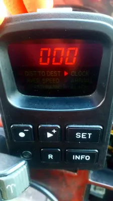 SAAB 9000 Armaturenbrett LCD Display Teile-Nr: 4101607 Jahr:1992