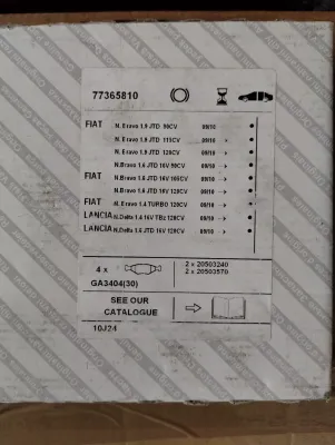 Original Fiat Bremsbelagsatz Nr.: 77365810