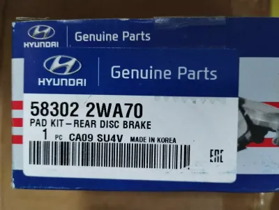 HYUNDAI Original Bremsbelag-Satz-Hintere Scheibenbremse Nr : 583022WA70