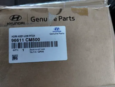 Original Hyundai, HORN-NIEDRIGE TONHÖHE. 1 Stück Nr: 96611CM500