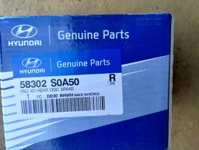 HYUNDAI Original Bremsbelag-Satz-Hintere Scheibenbremse Nr: 58302S0A50