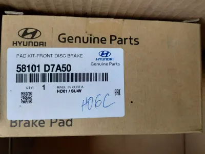 HYUNDAI Original Bremsbelagsatz. Nr. : 58101D7A50