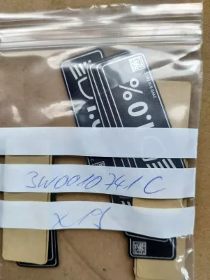 ORIGINAL BENTLEY AUFKLEBER FÜR SCHLAUCHTE 19 STÜCK Nr.: 3W0010741C