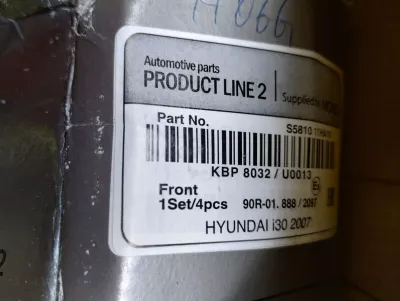 Mobis Original Hyundai, Kia Bremsbelagsatz vorne Nr: S581011HA10