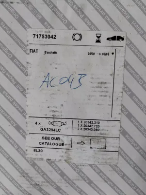 Original Fiat Bremsbelagsatz. Nr : 71753042