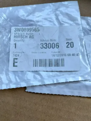 ORIGINAL BENTLEY-Abstandsbuchse 1 St. Nr.: 3W0899565