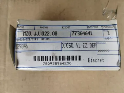 Original Fiat, Alfa Romeo Satz Bremse Führungshülsensatz. 1 Stück Nr: 77364641