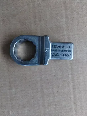 NEU BENTLEY original Drehmomentschlüssel Einsatz - Ringschlüssel 21mm Nr: VAG 1332/7