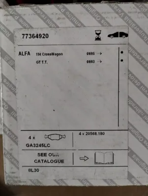 Original Alfa Romeo Bremsbelagsatz. Nr.: 77364920