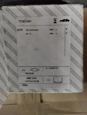 Original Alfa Romeo Bremsbelagsatz. Nr.: 77363341