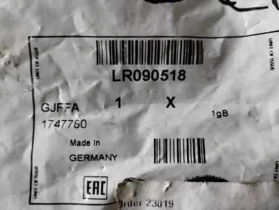 Original Jaguar, Land Rover, Mutter 3 Stück Nr.: LR090518