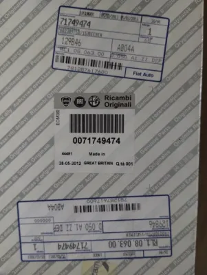 Original Fiat, Lancia, Alfa Romeo, Gürtel Nr: 71749474