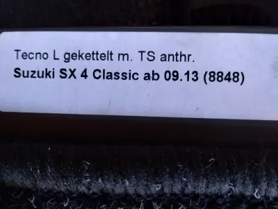 SUZUKI SX 4 Classic (ab 09 13) Fußmatten NR: 8848