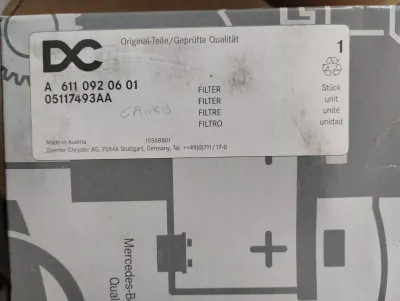 Original MERCEDES Filter Nr.: A6110920601