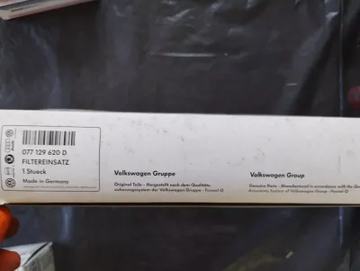 ORIGINAL VW KONZERNTEILE, Filter Nr: 077129620D