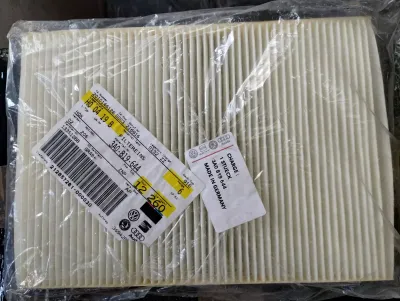 ORIGINAL VW KONZERNTEILE, Innenraumfilter Nr.: 3A0819644