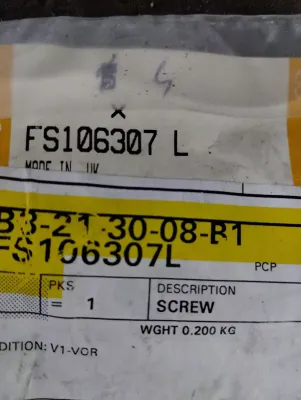 Original Jaguar, Land Rover, Schraube 4 Stück Nr.: FS106307L