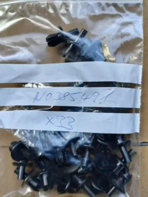 ORIGINAL BENTLEY 8mm Kunststoff Niet Clips 46 PCS NR: N0385491