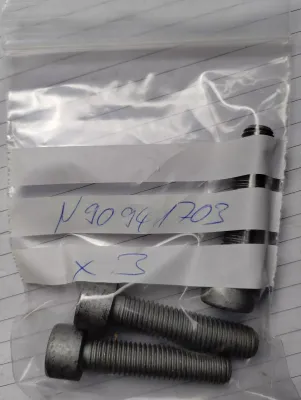 ORIGINAL-VW-KONZERNTEILE, MUTTERKOPFSCHRAUBE MIT INN 3 STÜCK Nr.: N90941703