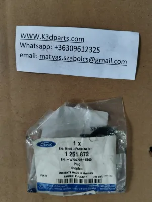 Original Ford Bodenwannenstopfen. Teilenummer 1251872, W709722 S300.
