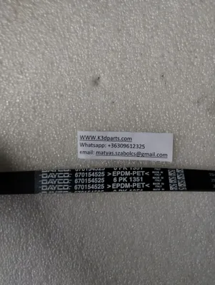 Genuine Maserati Compressor Drive Belt. Part number 670154525.