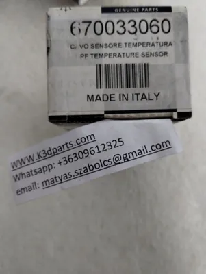 Genuine Maserati DPF TEMPERATURE SENSOR. Part number 670033060.