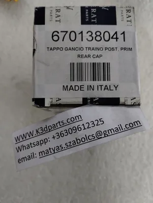 Genuine Maserati REAR CAP. Part number 670138041.