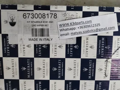 Genuine Maserati LHD WINDSCREEN WIPER SET . Part number. 673008178, 673013657.