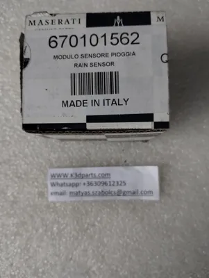Genuine Maserati RAIN SENSOR. Part number 670101562.