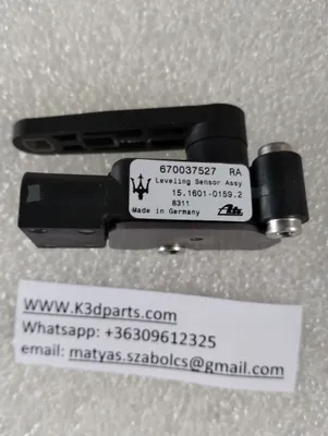 Original Maserati Höhenverstellpotentiometer für die Hinterachse. Teilenummer links: 670037527.
