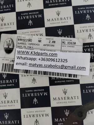 Genuine Maserati Front Cover Gasket. Part number 322502