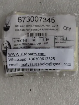 Genuine Maserati RAIN/HUMIDITY SENSOR GEL PAD. Part number 673007345.