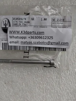 Genuine Maserati, Ferrari screw. Part number 10589624.